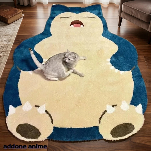 addone anime Pokemon Classic Character Shaped Area Rugs Snorlax (Sleeping) Area Rugs
