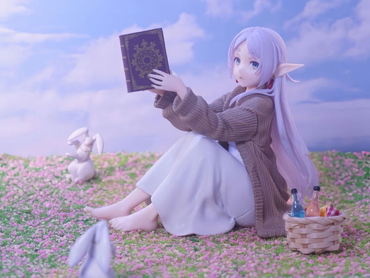 Frieren: Beyond Journeys End - Frieren Quiet Reflection 13cm Premium PVC/Resin Statue – Ic anime collectible main product ima