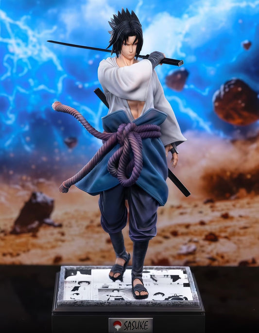 Sasuke Uchiha Avengers Resolve 36cm Premium Resin Statue - Iconic Standing Pose Masterpiece premium anime display for collector shelf and gaming room