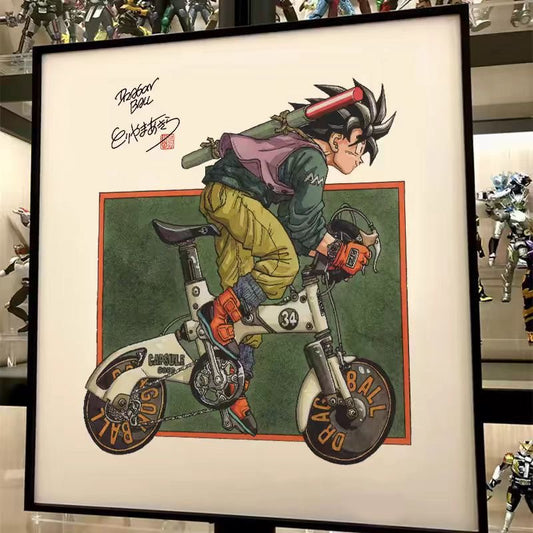 Akira Toriyama Legacy: Framed Dragon Ball Original Manga Illustrations (40x60cm) anime collectible detail view 2