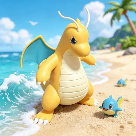 +1 Anime Pokemon Dragonite RX Series Action Figure - 12cm Collectible Toy Statue Anime Action Figure