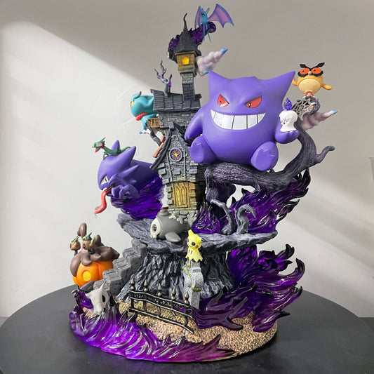 Pokmon Ghosts Gengar premium anime display for collector shelf and gaming room
