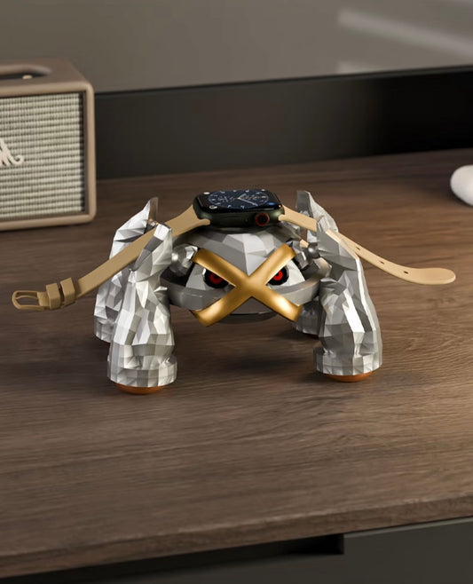 Pokemon Watch Stands --Jirachi, Metagross, Snorlax detail view for anime room decor and desk setup styling