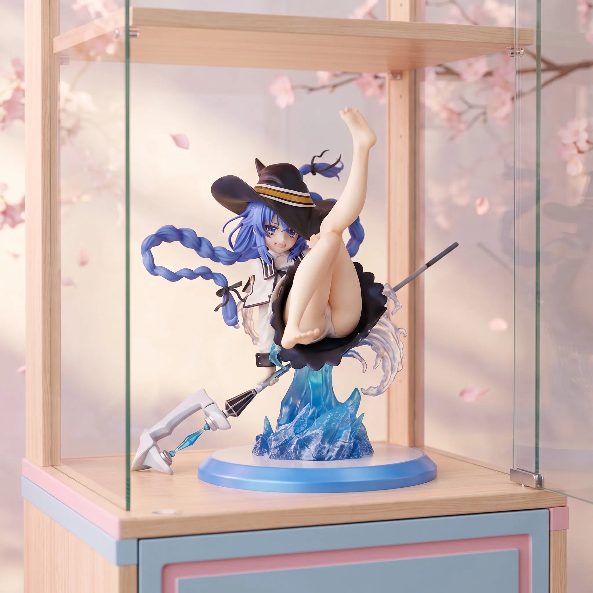 +1 Anime Roxy Migurdia Magic Girl Anime Figure - Water Spell Display Statue Anime Figure / Collectible Statue