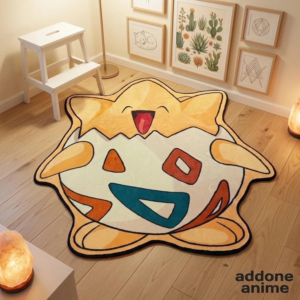 addone anime Pokemon Classic Character Shaped Area Rugs Togepi Area Rugs