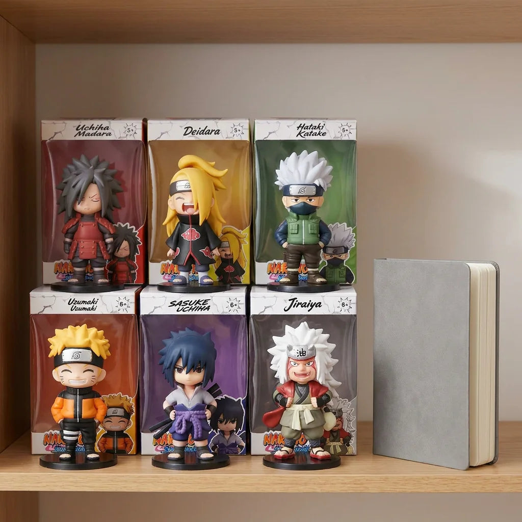 AddOne Curated Chibi Ninja Collector Box desk scale reference image