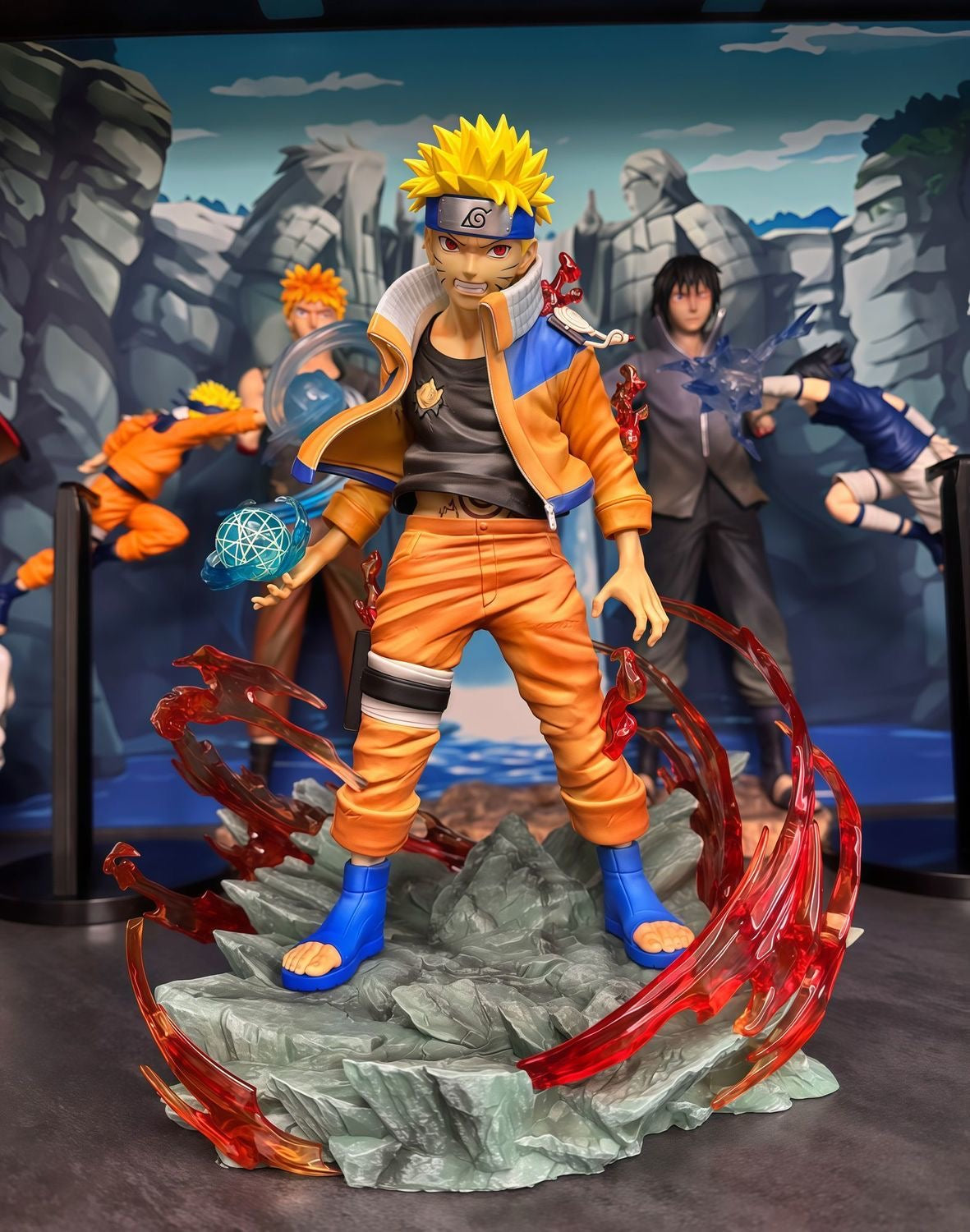 Naruto Uzumaki Young Ninja Prodigy 25cm Premium Statue - Iconic Leaf Village Masterpiece anime product detail image 3