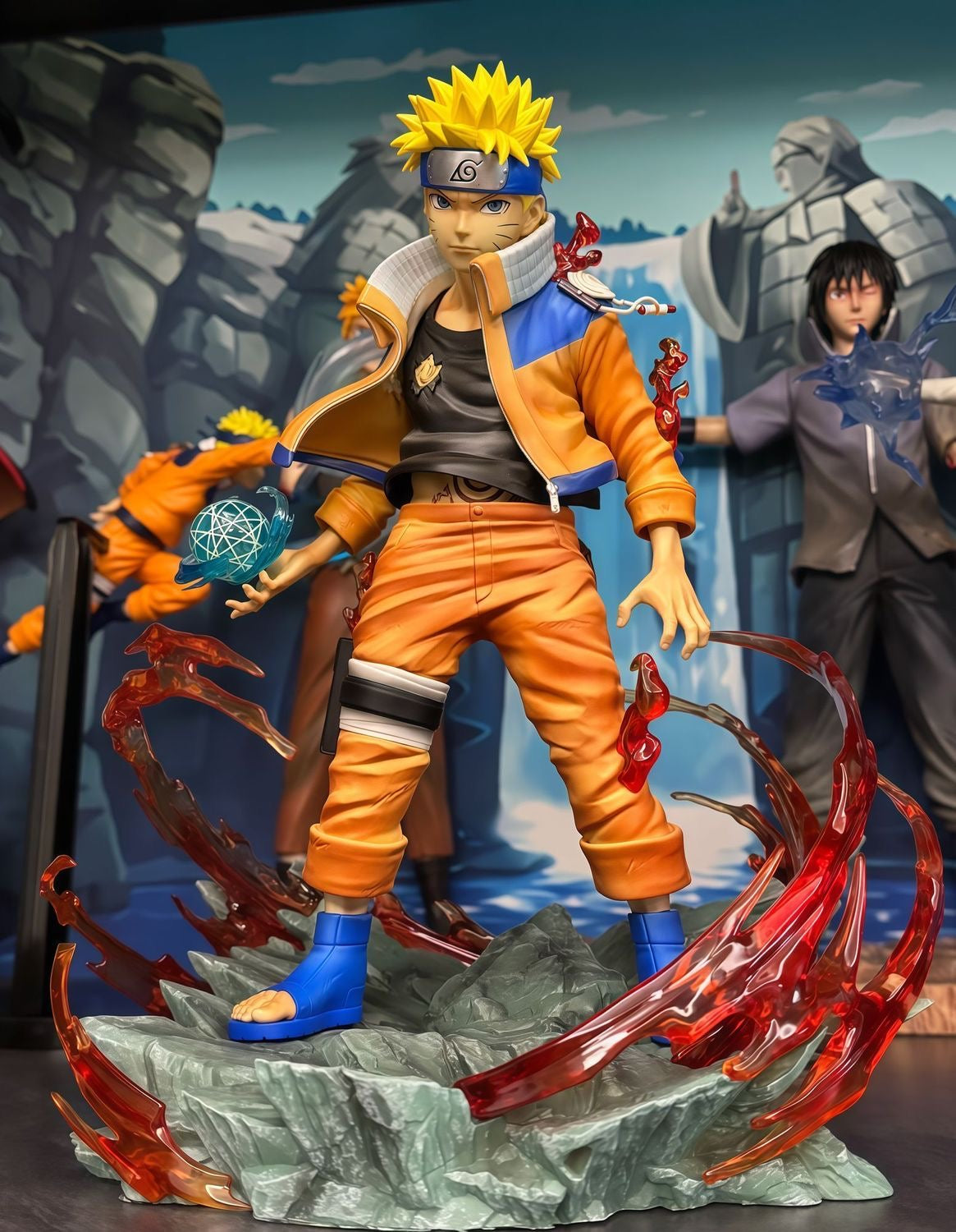 Naruto Uzumaki Young Ninja Prodigy 25cm Premium Statue - Iconic Leaf Village Masterpiece anime product detail image 2