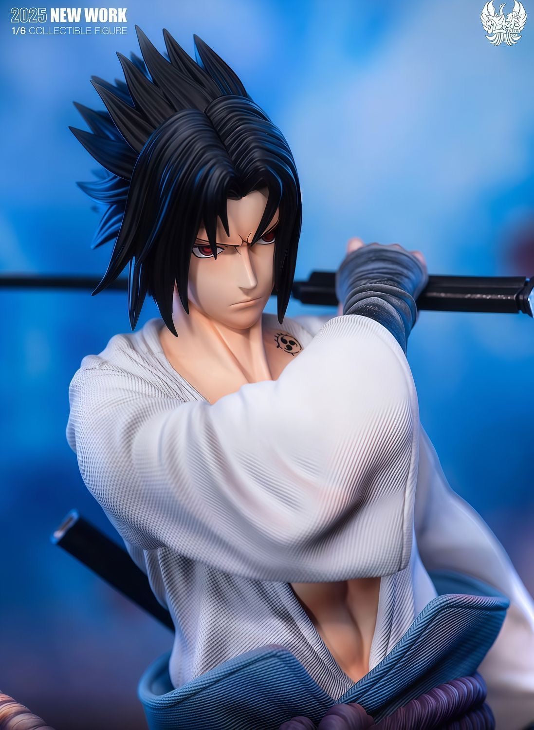 Sasuke Uchiha Avengers Resolve 36cm Premium Resin Statue - Iconic Standing Pose Masterpiece premium anime display for collector shelf and gaming room