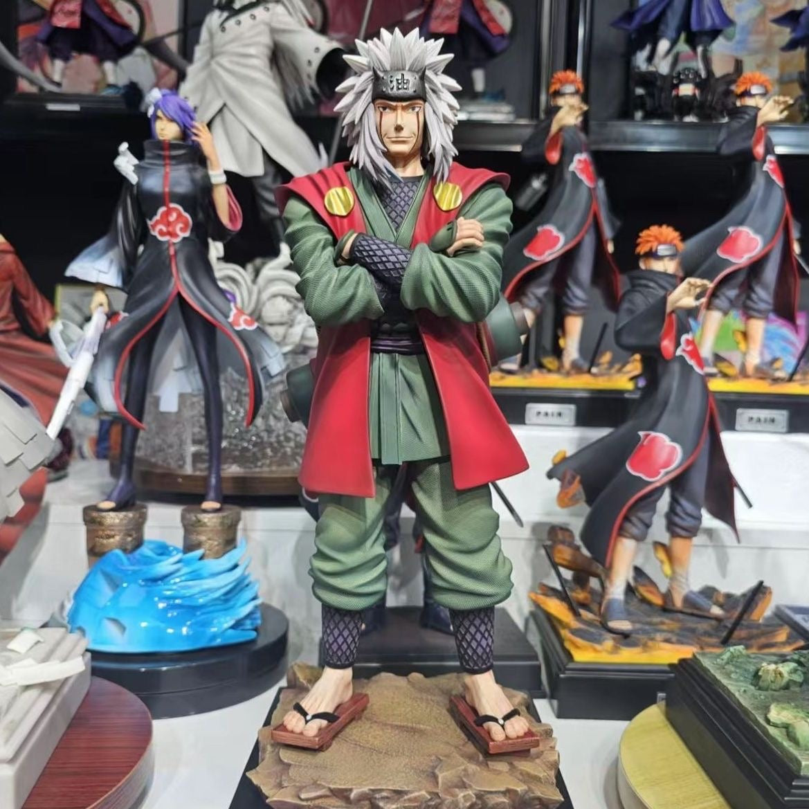 Legendary Jiraiya The Toad Sage 25cm Premium Resin Statue - Iconic Standing Pose Masterpie anime product detail image 3