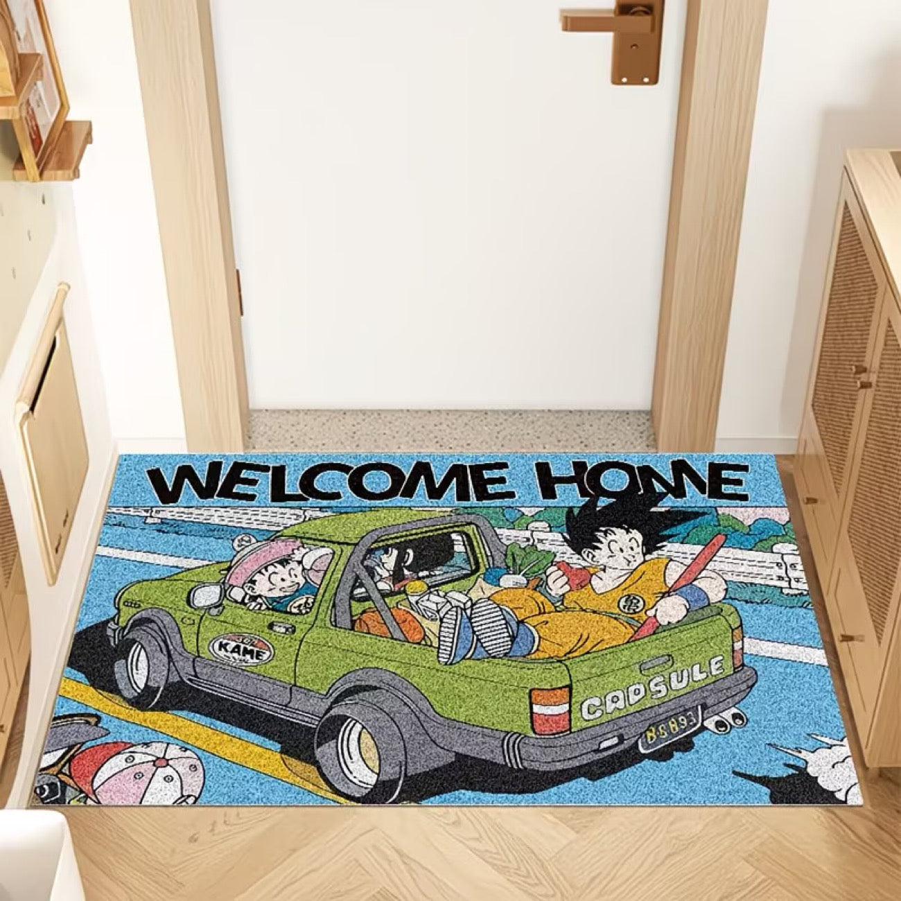 addone anime Dragon Ball 4-Star Sphere Round Rug 3 Area Rugs