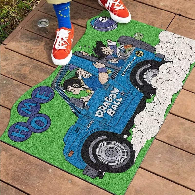 addone anime Dragon Ball 4-Star Sphere Round Rug 2 Area Rugs