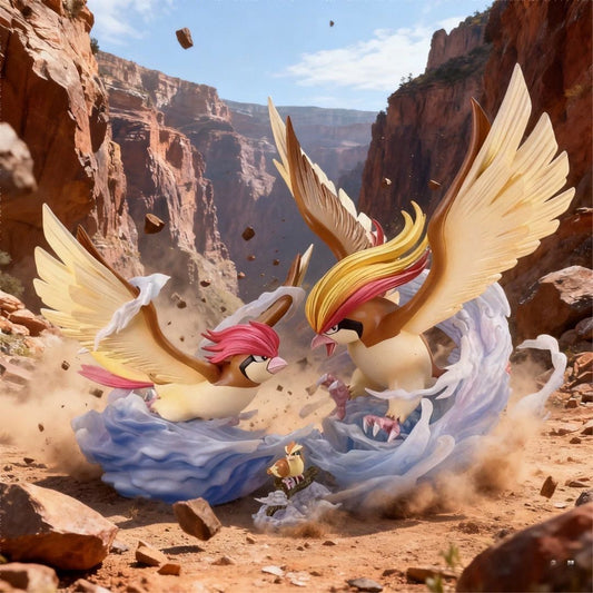 Pokemon Pidgeot Evolution Chain Statue (16cm)