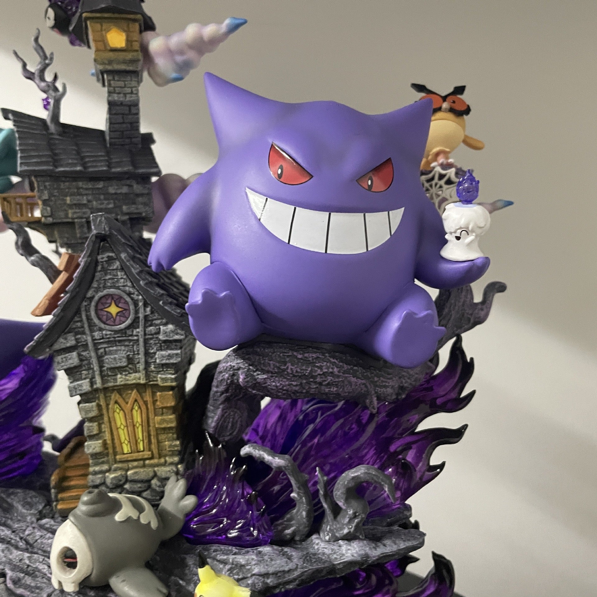 Pokmon Ghosts Gengar anime-inspired room upgrade piece for gaming setup decor