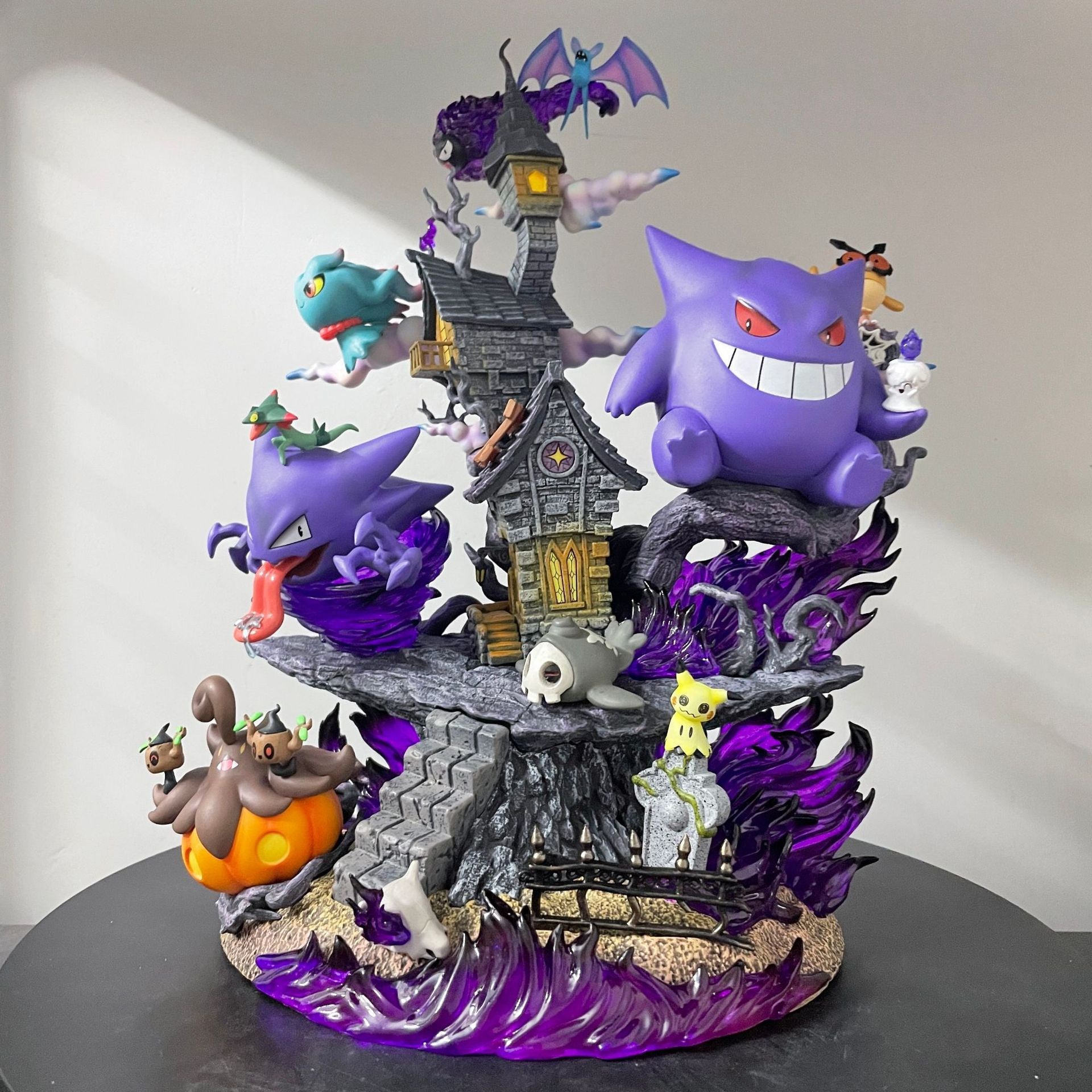 Pokmon Ghosts Gengar premium anime display for collector shelf and gaming room