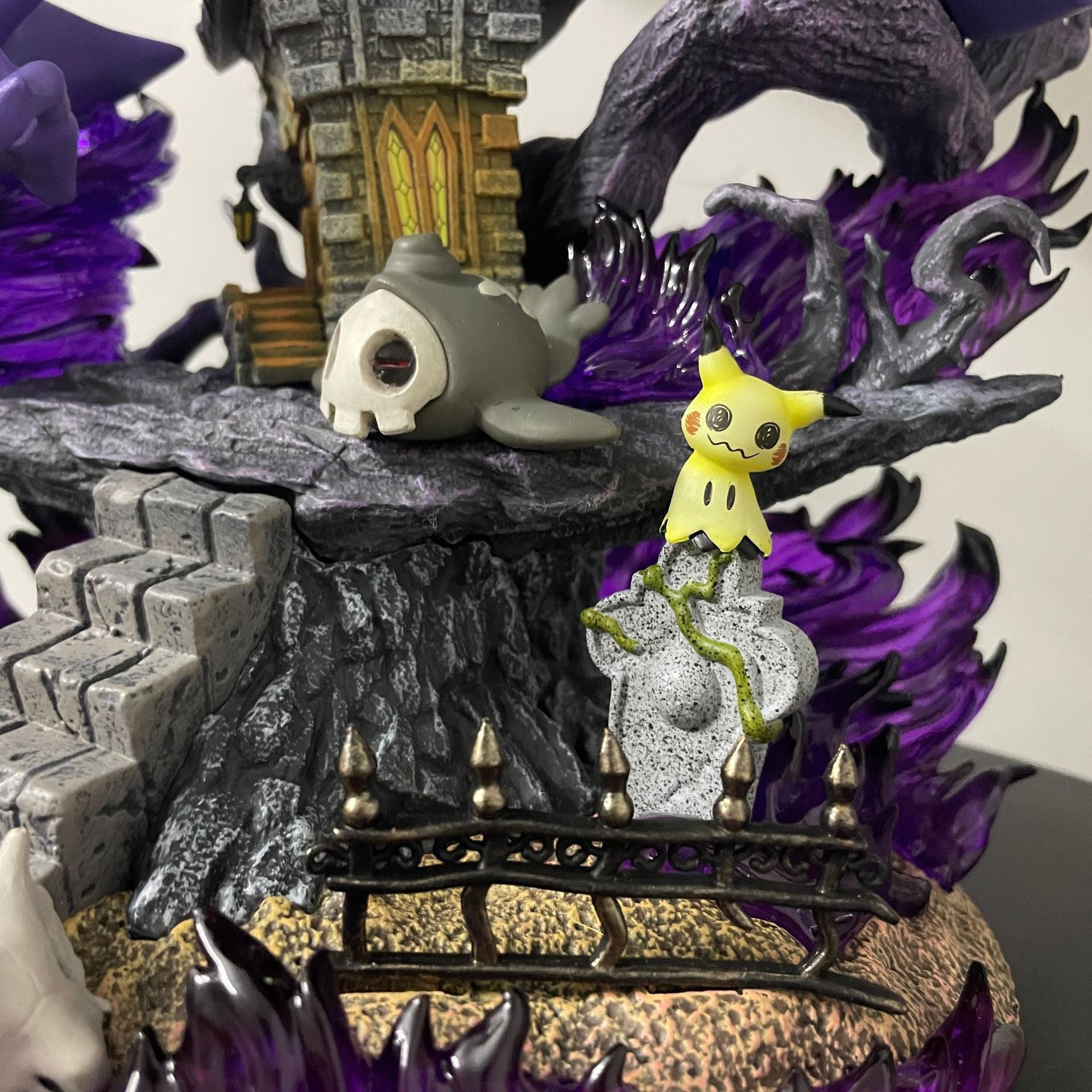 Pokmon Ghosts Gengar detail view for anime room decor and desk setup styling