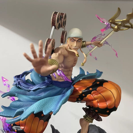 One Piece Enel premium anime display for collector shelf and gaming room