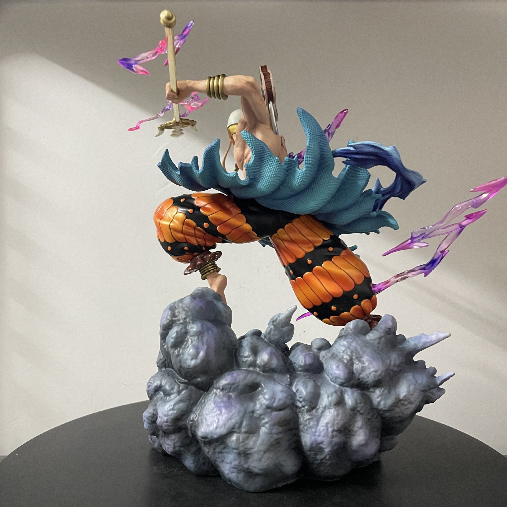 One Piece Enel premium anime display for collector shelf and gaming room