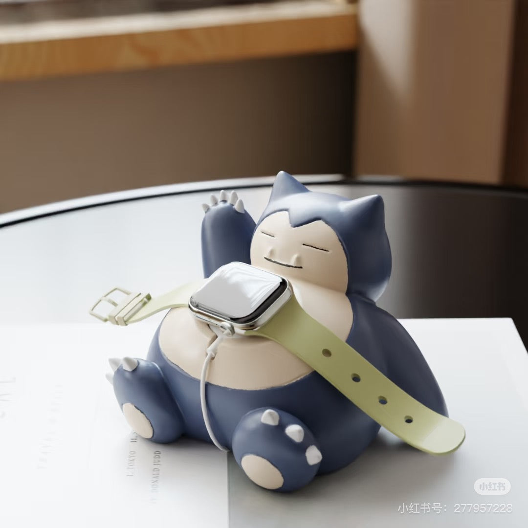 Pokemon Watch Stands --Jirachi, Metagross, Snorlax anime-inspired room upgrade piece for gaming setup decor