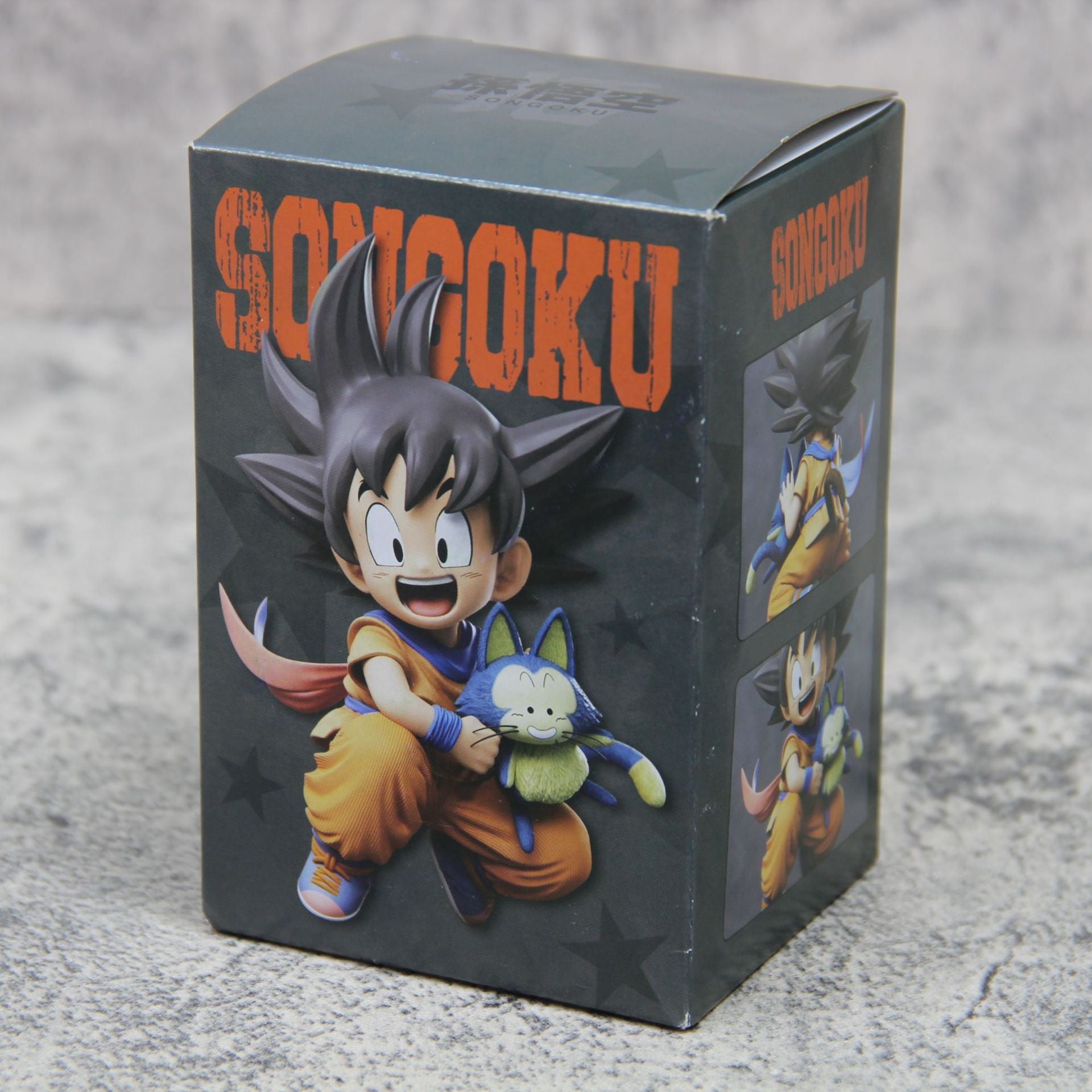 Dragon Ball Chibi Style Young Goku Holding Puar Scene Car Dashboard Ornament Anime Figure  anime collectible detail view 7