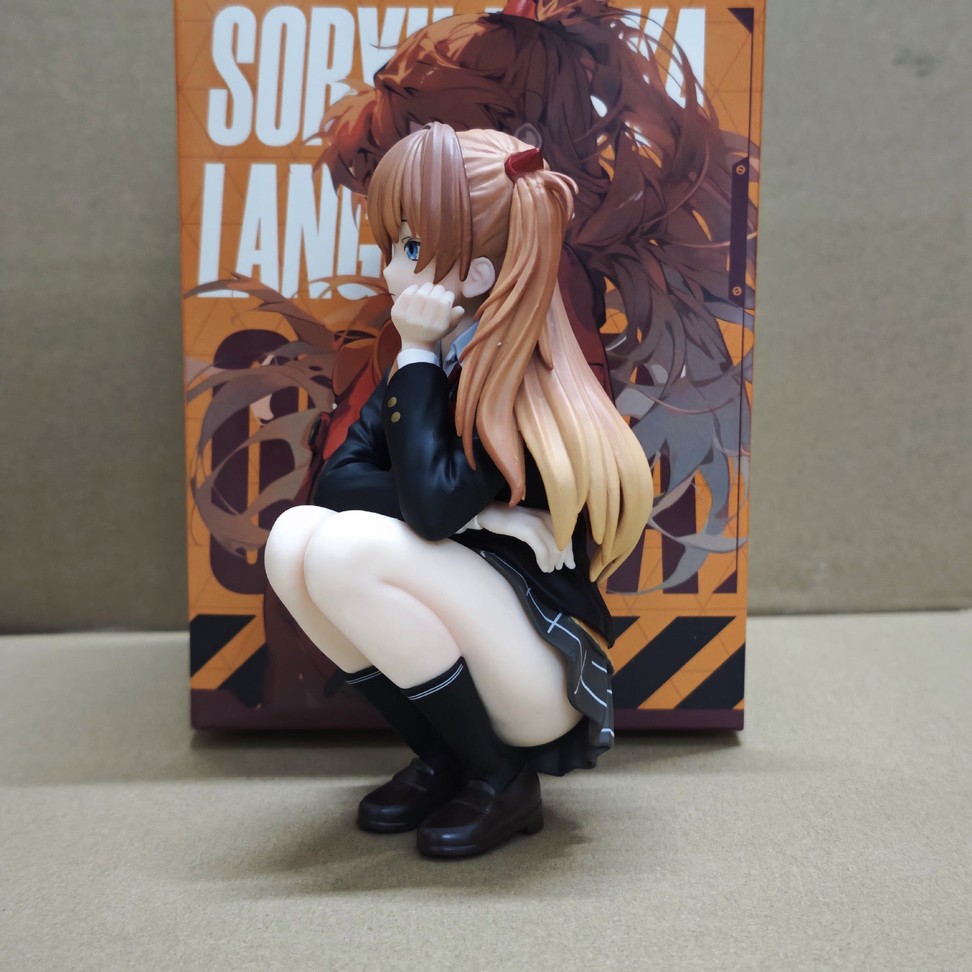 Evangelion EVA Asuka Langley Soryu Squatting Pose Figure Anime Girl Model Collectible Gift anime product detail image 12