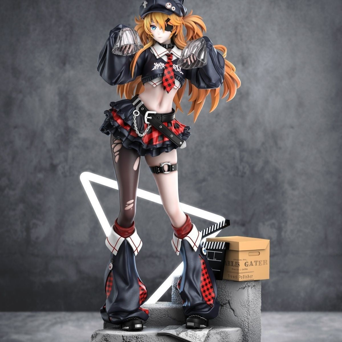 Evangelion EVA Asuka Langley Soryu Squatting Pose Figure Anime Girl Model Collectible Gift anime product detail image 4
