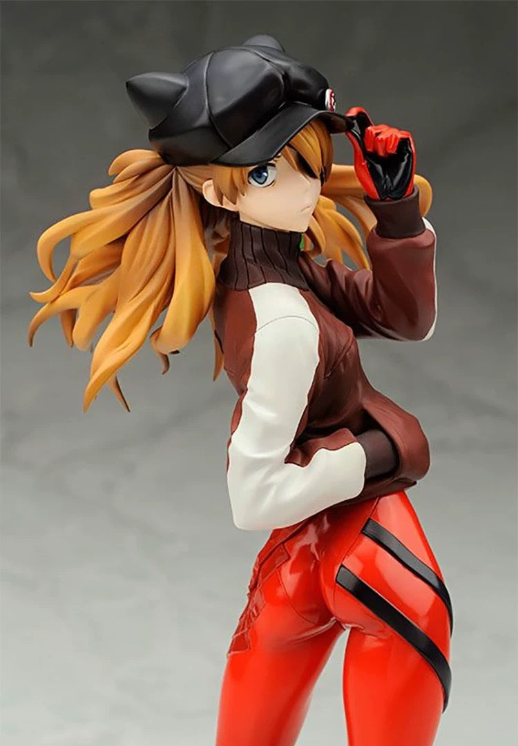 Evangelion EVA Asuka Langley Soryu Squatting Pose Figure Anime Girl Model Collectible Gift anime product detail image 2