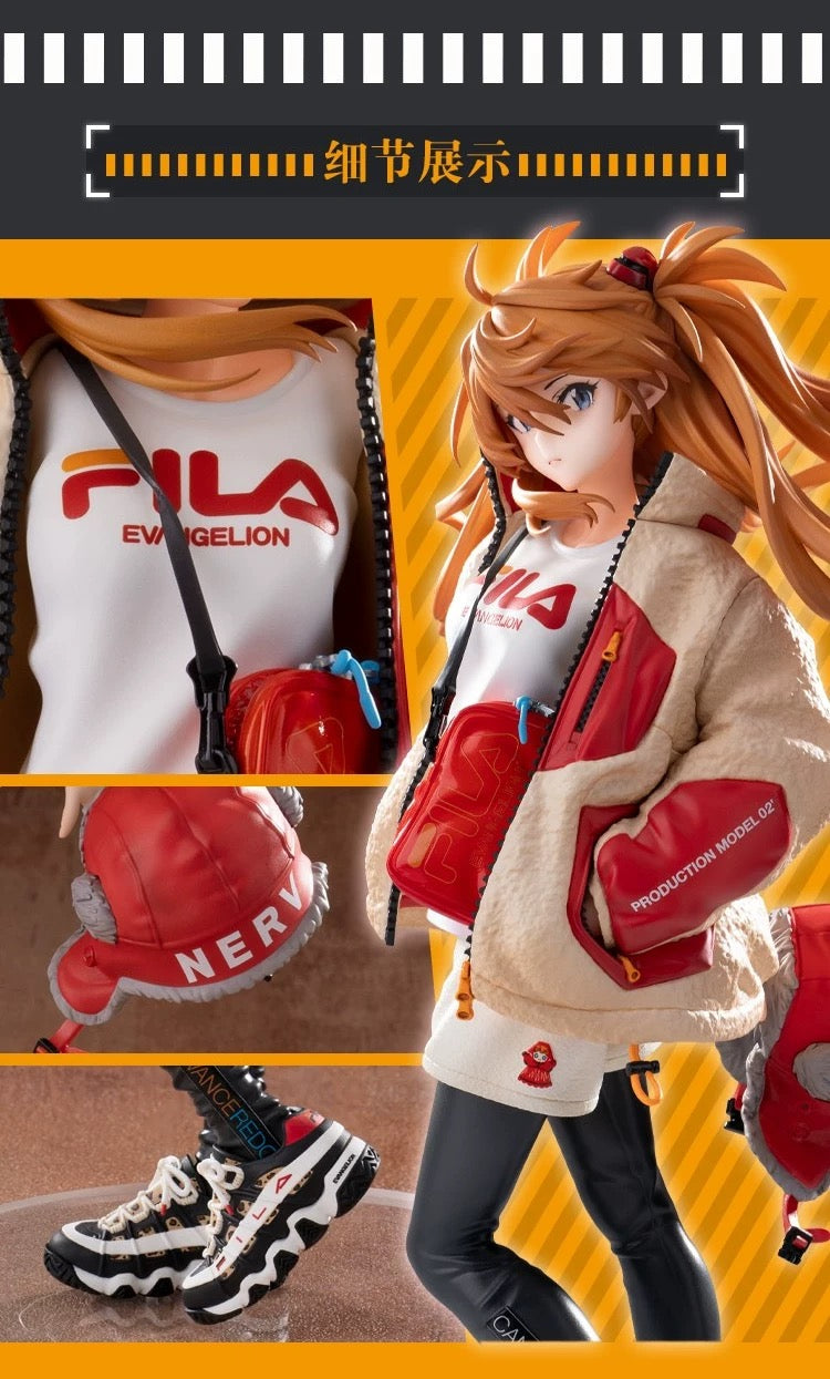 Evangelion EVA Asuka Langley Soryu Squatting Pose Figure Anime Girl Model Collectible Gift anime product detail image 8