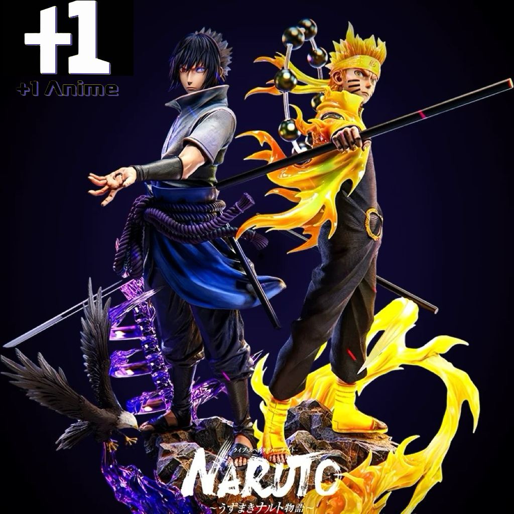 Naruto Shippuden Legacy Collection: Sage Mode Six Paths & Sasuke Uchiha Premium Statues anime product detail image 8