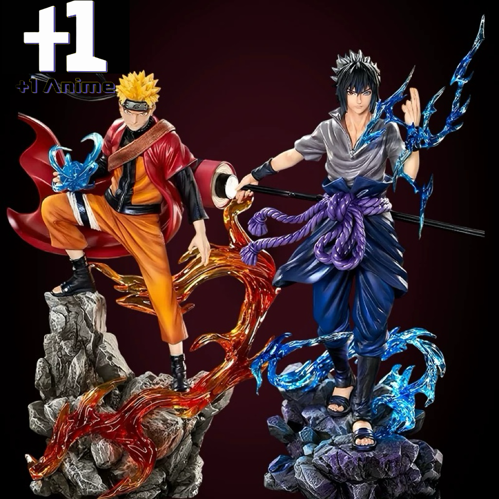 Naruto Shippuden: Sasuke Uchiha Evolution Figure Collection – Akatsuki Curse Mark & Chidor anime product detail image 4