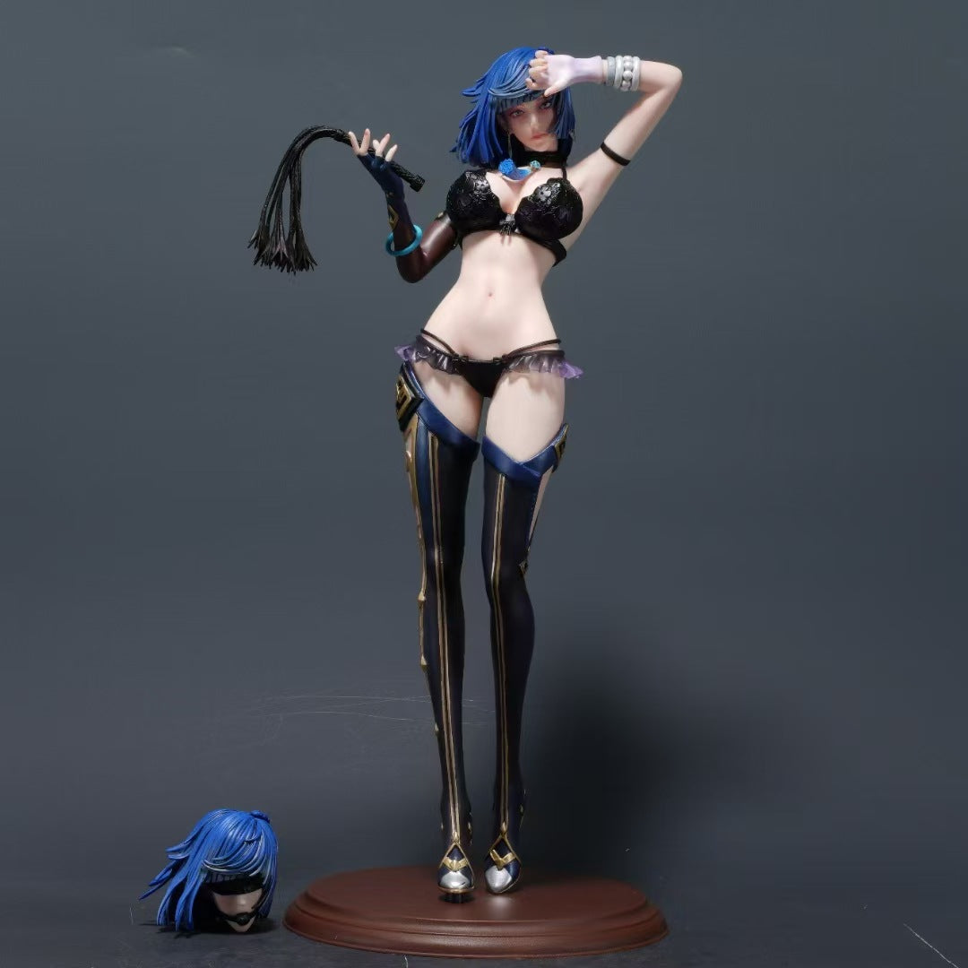 Queen Nightlan  Beautiful Girl Night Orchid Figurine 2D Ornament anime-inspired room upgrade piece for gaming setup decor