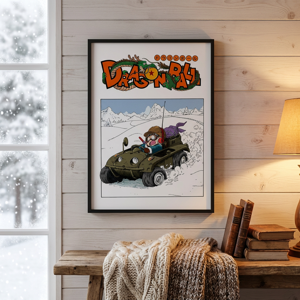 Akira Toriyama Legacy: Framed Dragon Ball Original Manga Illustrations (40x60cm) anime collectible detail view 26