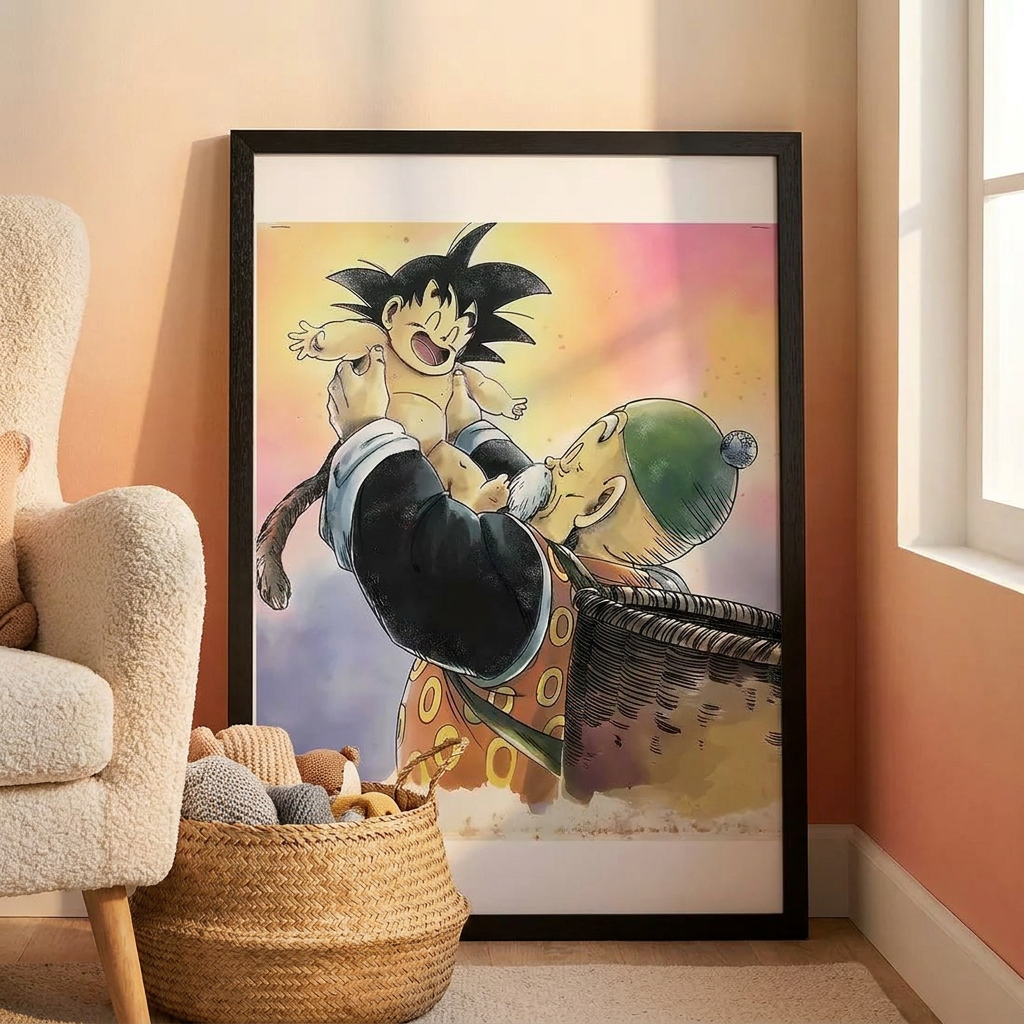 Akira Toriyama Legacy: Framed Dragon Ball Original Manga Illustrations (40x60cm) anime collectible detail view 23