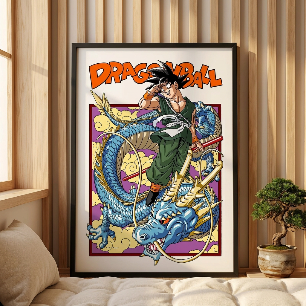 Akira Toriyama Legacy: Framed Dragon Ball Original Manga Illustrations (40x60cm) anime collectible detail view 24