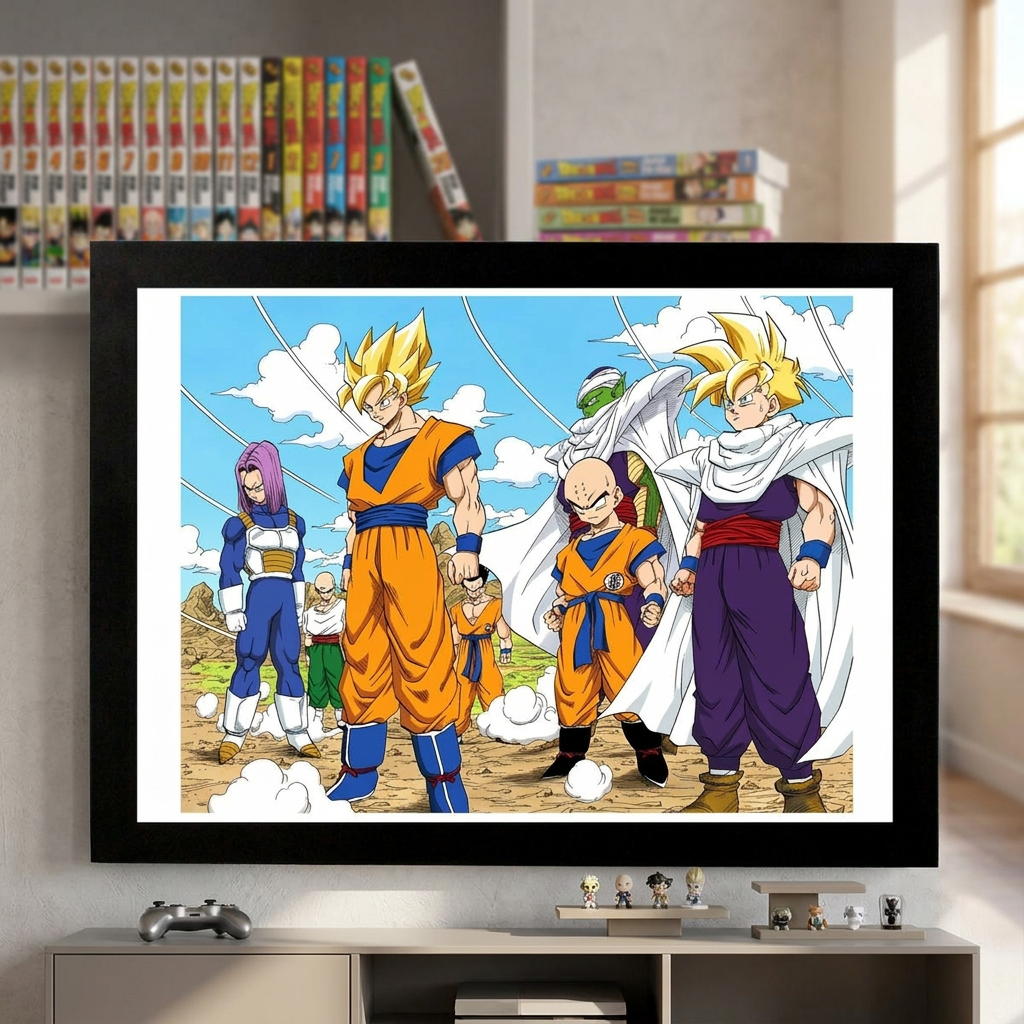Akira Toriyama Legacy: Framed Dragon Ball Original Manga Illustrations (40x60cm) anime collectible detail view 20
