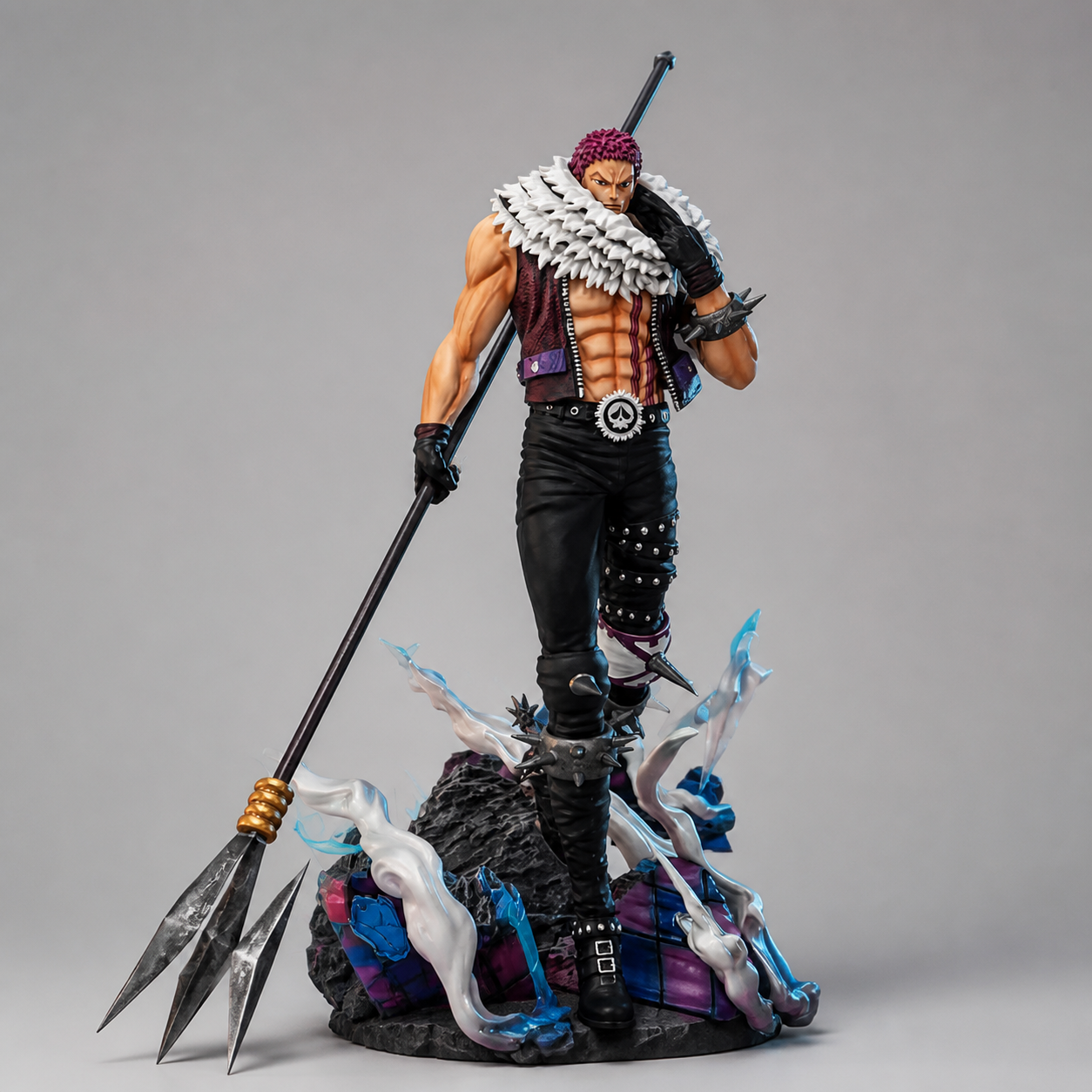 Katakuri trident display figure 39cm hero view