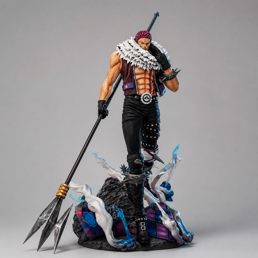 Katakuri trident display figure 39cm hero view