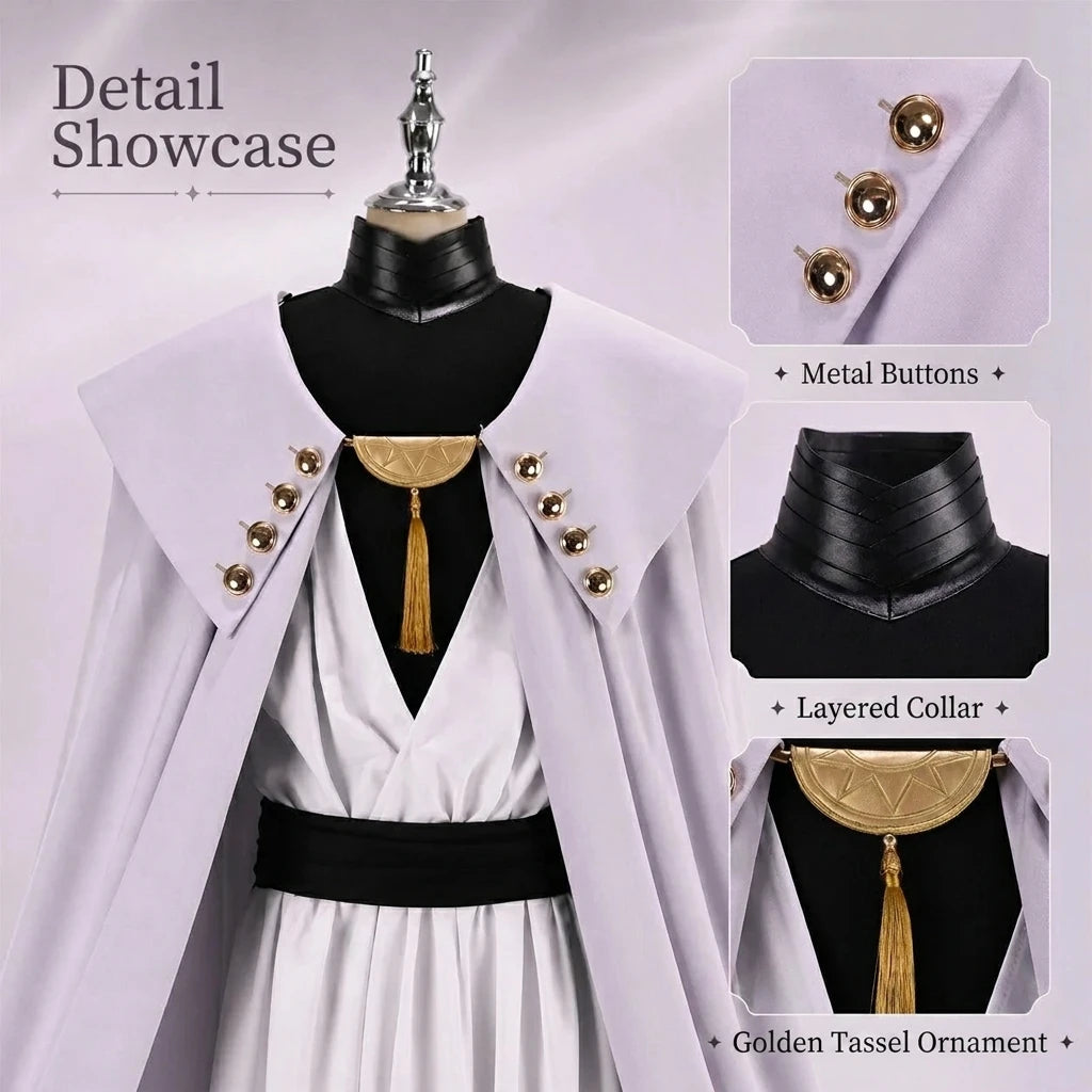 +1 Anime Qifrey Witch Hat Atelier Cosplay Costume Full Set