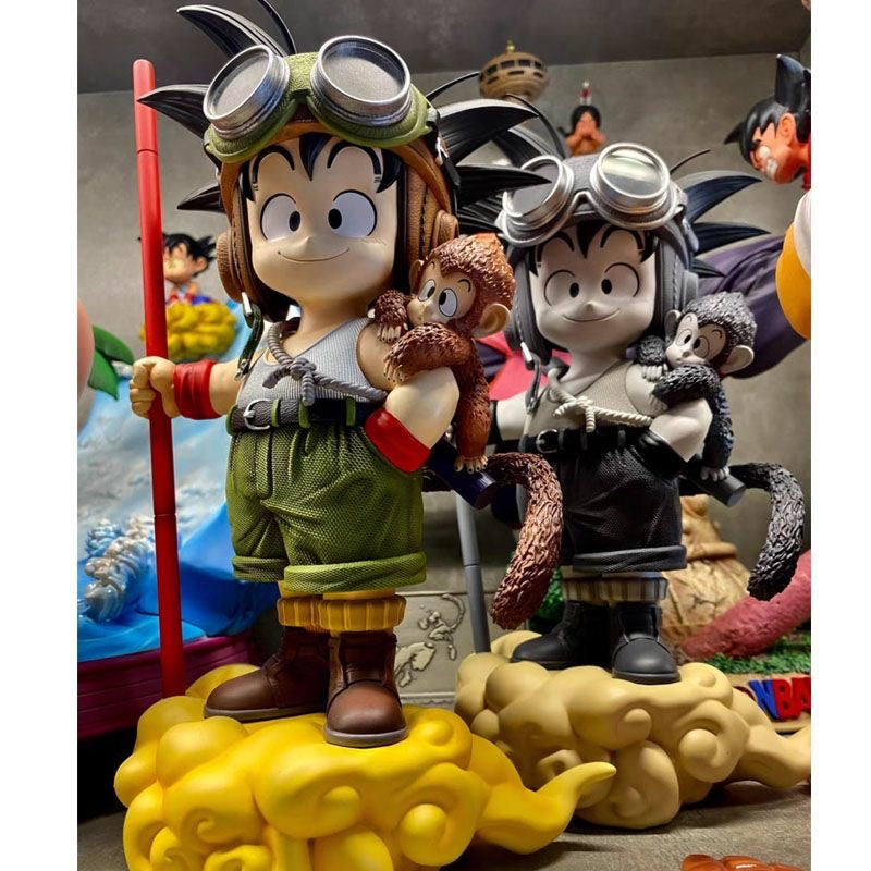 +1 Anime Son Goku 'Childhood Adventure' 16cm Masterpiece Statue - Iconic Dragon Ball Legacy Edition