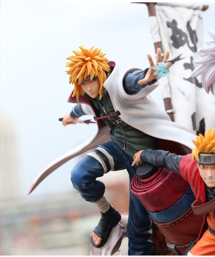 +1 Anime The fetters of fate — Naruto, Namikaze Minato, Jiraiya
