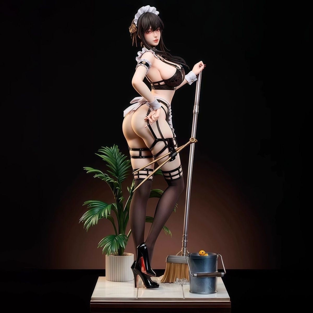 +1 Anime Yor Forger 'Bath Time Maid' Version 32cm Premium Resin Statue - Exclusive Limited Edition Collectible